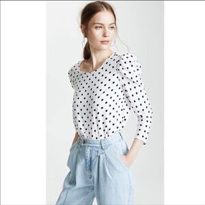 Valencia and Vine Polka Dot Blouse